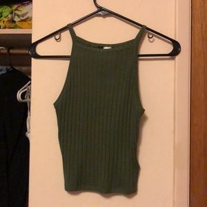 Green Halter Top